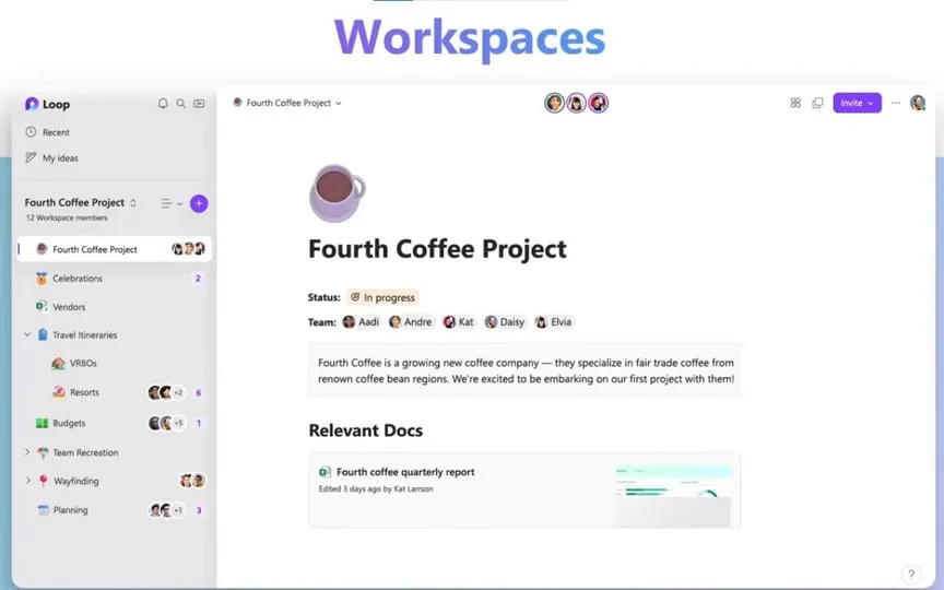 Microsoft Loop, which has now been launched, is a productivity-focused platform that can streamline collaboration and team projects in an easy-to-follow workflow. (Microsoft)