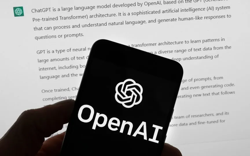 ChatGPT mobile app will now let users verbally ask questions and the chatbot will respond the same way. The new feature was announced by OpenAI. (AP)