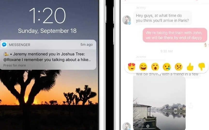 Messenger app introduces easier emoji reactions for effortless communication. (Facebook Newsroom)