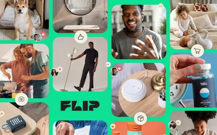 Flip hopes to combine the best elements of Amazon and TikTok. (Bloomberg)