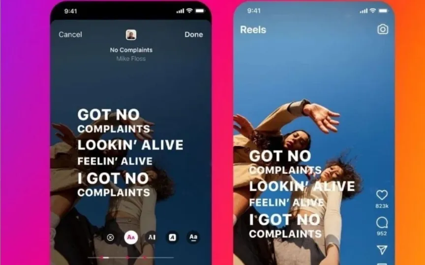 The ability to add song lyrics has been a feature in Instagram Stories for quite some time. It's unclear why it took Instagram so long to extend this feature to Reels.