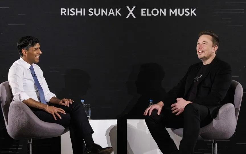 UK PM Rishi Sunak interviewed Elon Musk on the topic of AI. These were the most insightful bits from the almost an hour-long interview. (Bloomberg)