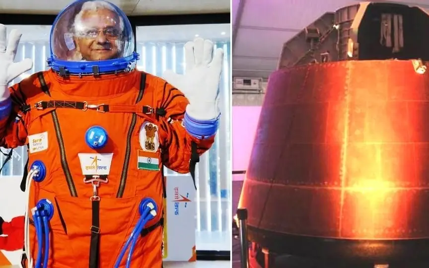 ISRO Chairman, S Somanath, emphasises Gaganyaan as the immediate priority amid multiple targets including a space station. (@Gaganyaan_Isro)