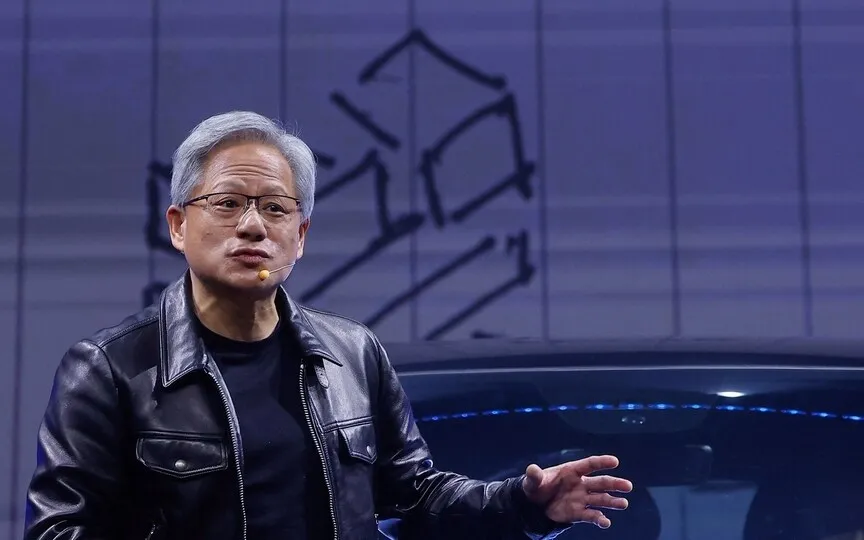 Nvidia CEO says the US is as much as 20 years away from breaking its dependence on overseas chipmaking. (REUTERS)