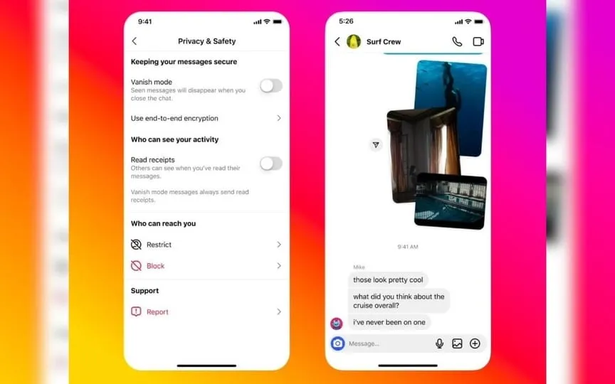 Instagram could soon let you turn off read receipts. (Meta)