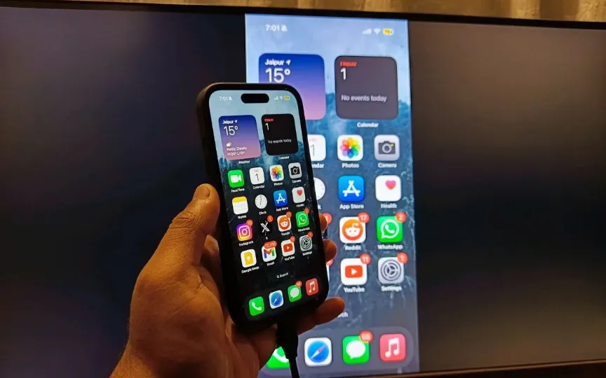 If you own an iPhone 15 Pro, iPhone 15 Pro Max, iPhone 15, or the iPhone 15 Plus, you can directly connect it to a monitor that supports the USB-C DisplayPort standard.