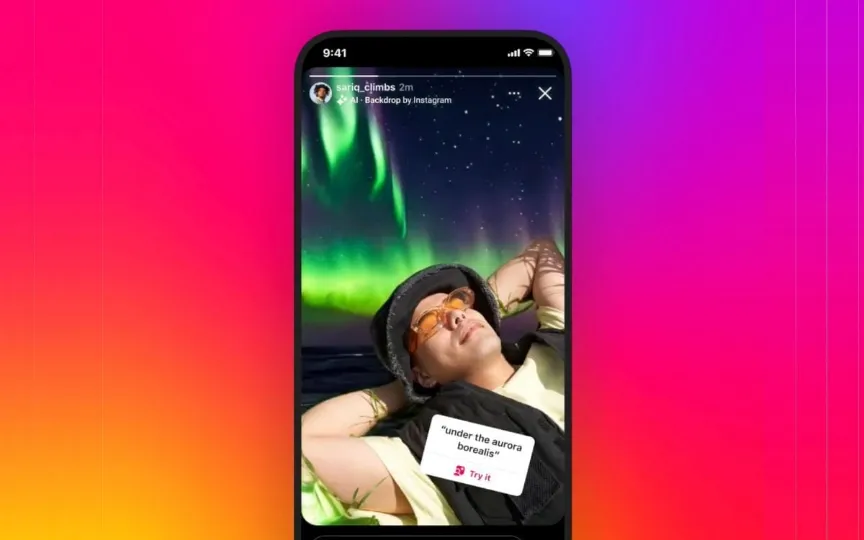 Instagram has brought a new AI tool called ‘Backdrop.' This tool allows you to easily tweak or completely overhaul your image's background with just a few taps.