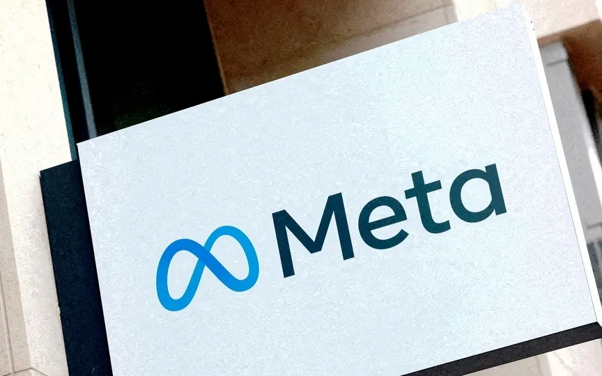 The logo of Meta Platforms' business group is seen in Brussels, Belgium December 6, 2022. (REUTERS)