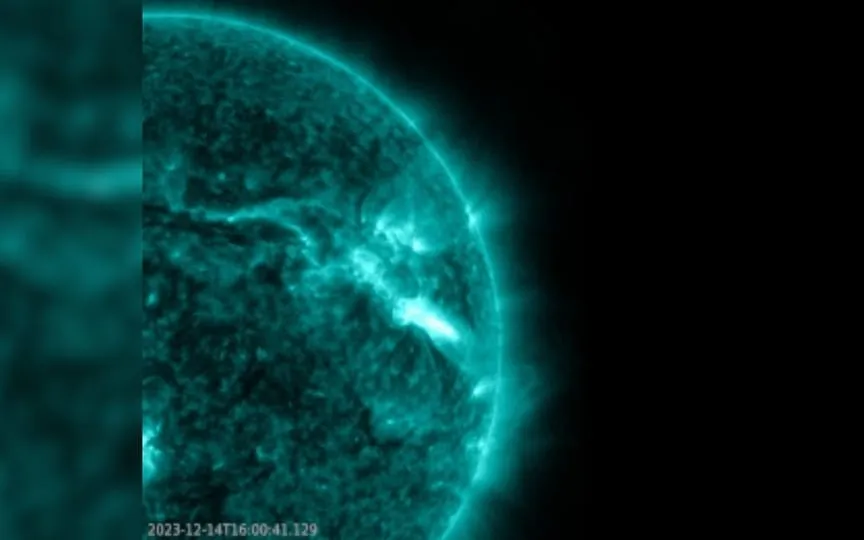NASA SDO captured the X-class solar flare that hit Earth with its suite of advanced instruments. (NASA)
