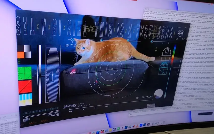 NASA's Asteroid Psyche mission spacecraft accomplished a historic milestone by beaming a cat video from deep space to Earth via laser. (NASA/JPL-Caltech)