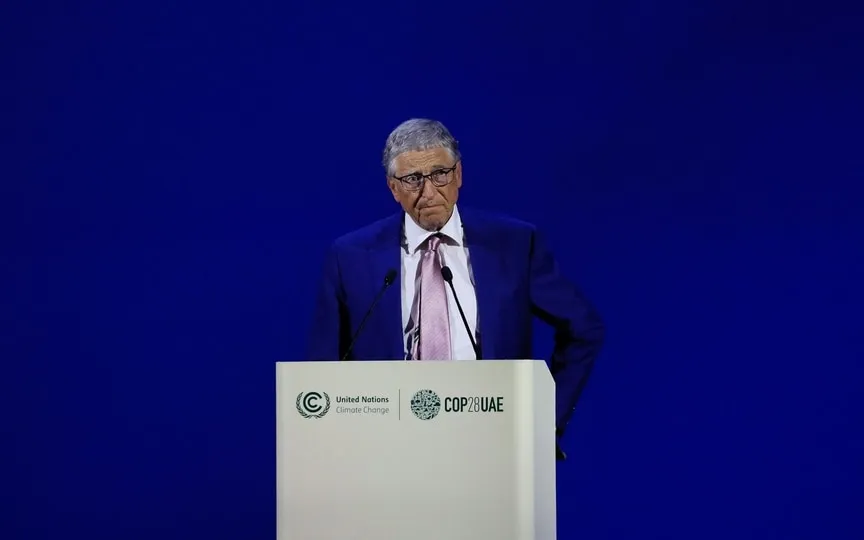 Bill Gates recognises the efforts of the COP28 summit for tackling climate change, however, Gates is sceptical about meeting the Paris Agreement’s goal. (REUTERS)