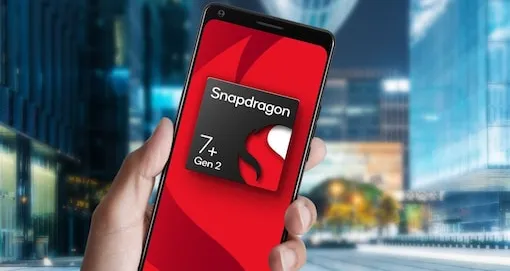 Qualcomm launches Snapdragon 7+ Gen 2 with 2x improved performance, better low-light photography, AI integration, and 5G connectivity.