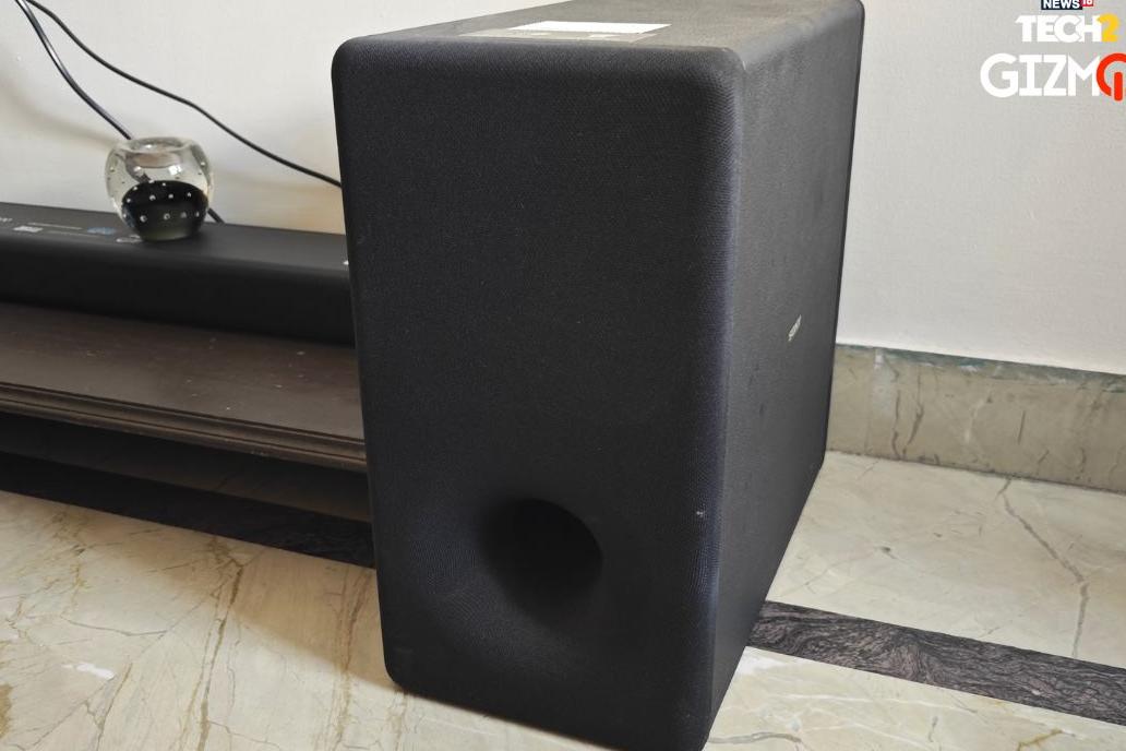 The subwoofer has to be bought separately