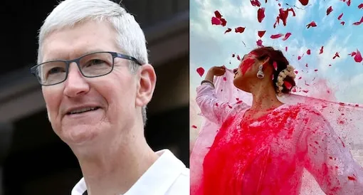 Taking to Twitter, Apple CEO Tim Cook wished everyone a happy Holi and shared vibrant photographs by Indian photographers Apeksha Maker and Gursimran Basra.