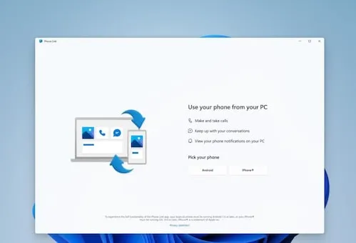 Phone Link has been around for a long time, and it allows users to connect their Android phone to their PC via a Wi-Fi connection.