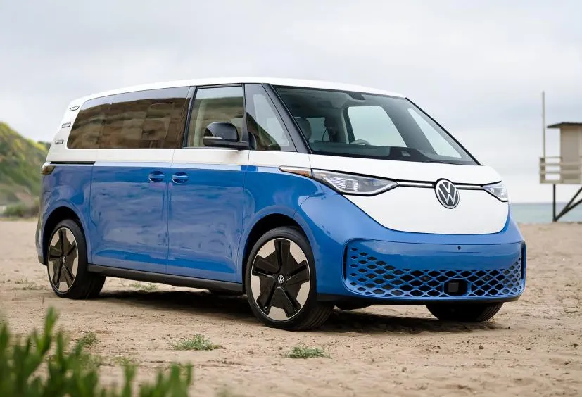 The three-row Microbus revival has a larger battery and more power.