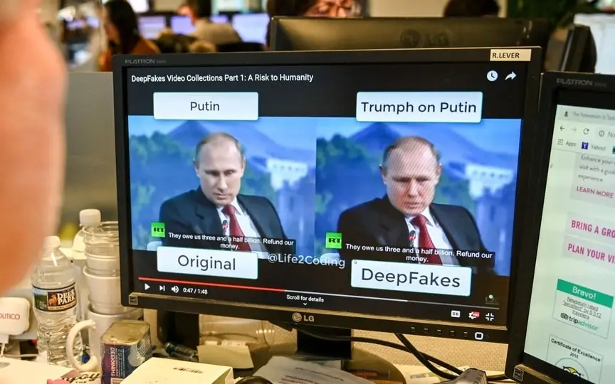 The number of deepfakes circulating on the internet has exploded since the term first appeared on internet on 2017. (Bloomberg)