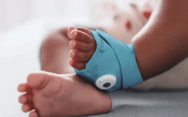 BabySat is a medical-grade wearable pulse-ox monitor that requires a prescription.