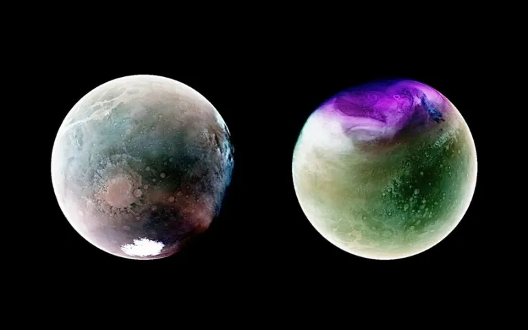 Check out these captivating ultraviolet images of Mars by MAVEN (NASA)