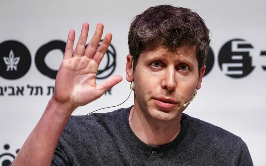 Sam Altman, the founder of OpenAI, will speak at IIIT Delhi during his India tour. (AFP)