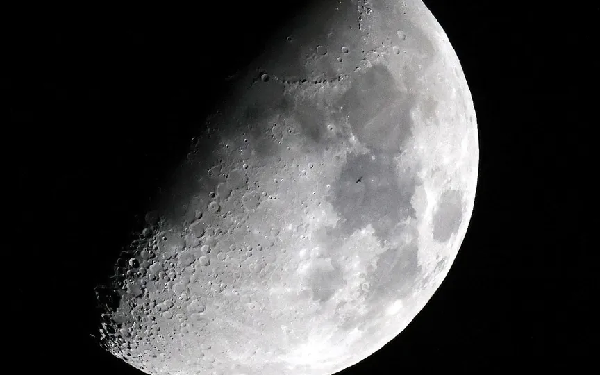 New moon discovery signals the presence of an ancient volcano. (AFP)