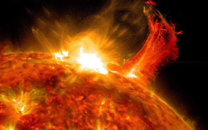 What is a solar radiation storm? (NASA/SDO)