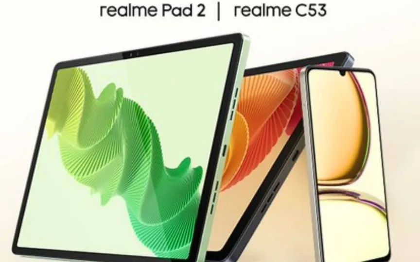 Realme Pad 2 is equipped with an 8MP camera at the front and back. The tablet from Realme houses an 8,360mAh battery with 33W fast charging support.