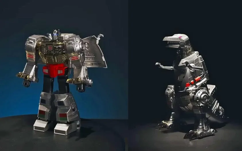 The $1,699 Dinobot stands 15 inches tall.