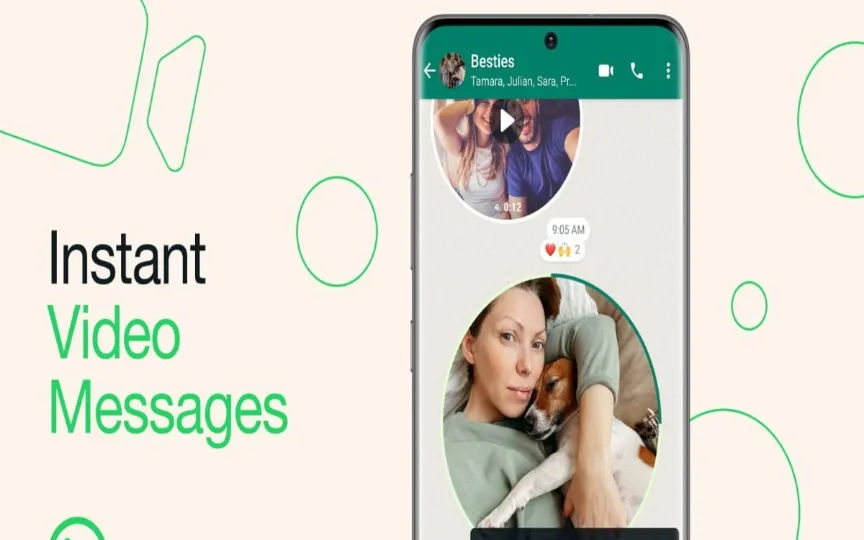 With WhatsApp Instant Video Message, you can record and share short 60-seconds personal videos directly in the chat. You cannot send pre-recorded videos using this feature.
