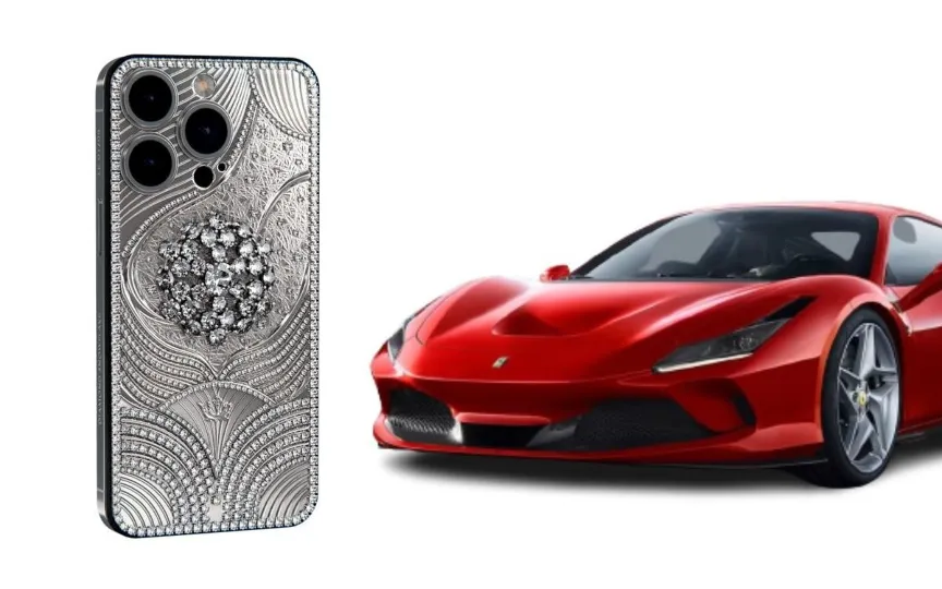 Caviar's special edition iPhone 14 Pro, dubbed the Diamond Snowflake costs around Rs 5 crore, which is more than what even a Ferrari F8 costs.