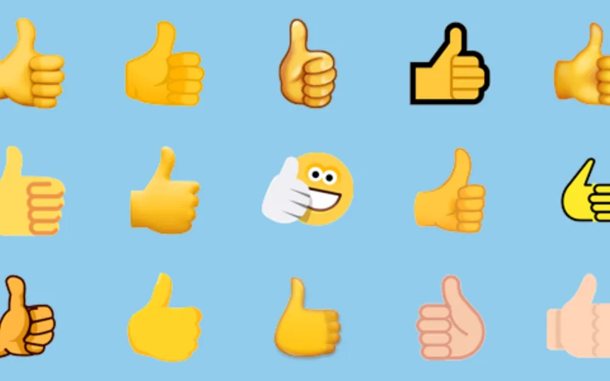 Man fined $61,000 for thumbs-up emoji in landmark case. (Emojipedia)