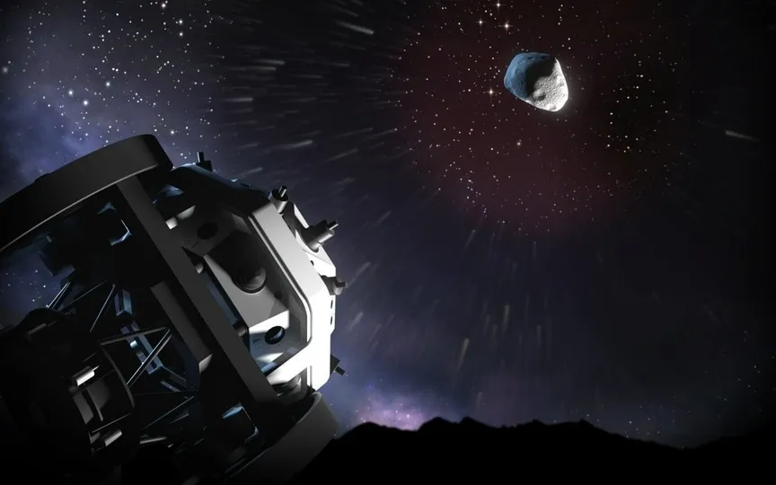 Flyeye telescope to detect dangerous asteroids rushing towards Earth. (ESA/A. Baker)