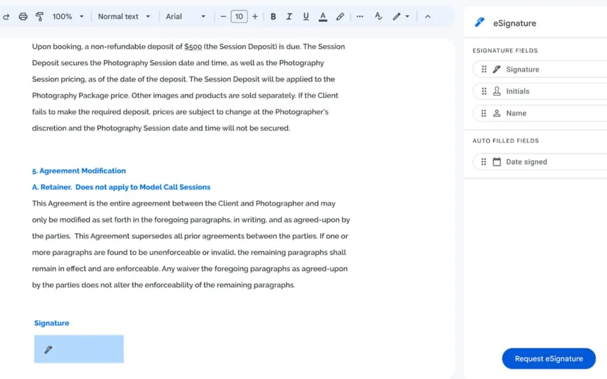 Know all about the eSignature feature that’s now available in open beta for Google Docs and Google Drive. (Google Workspace)