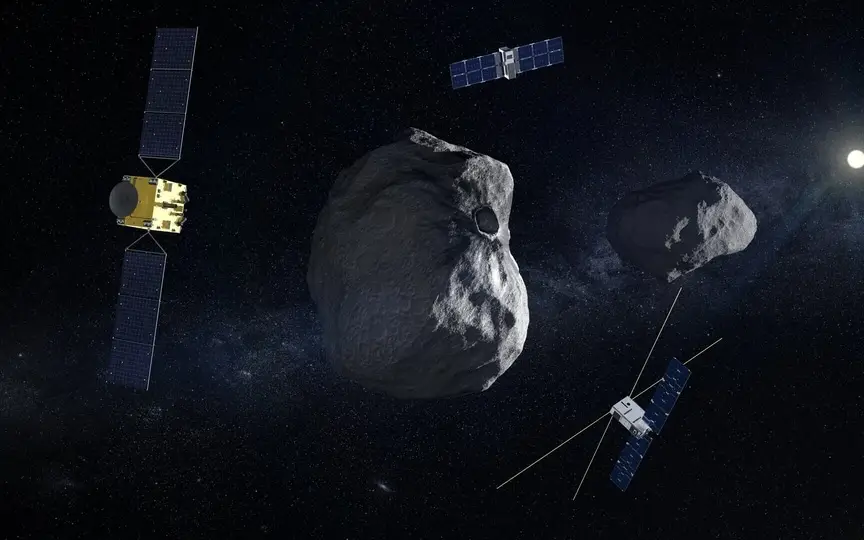 ESA’s tiny radar will embark on a mission to explore the depths of an asteroid, markiing a new era in space exploration. (ESA)