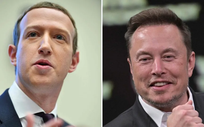 Elon Musk challenged Mark Zuckerberg to a fight in June this year. (AFP)