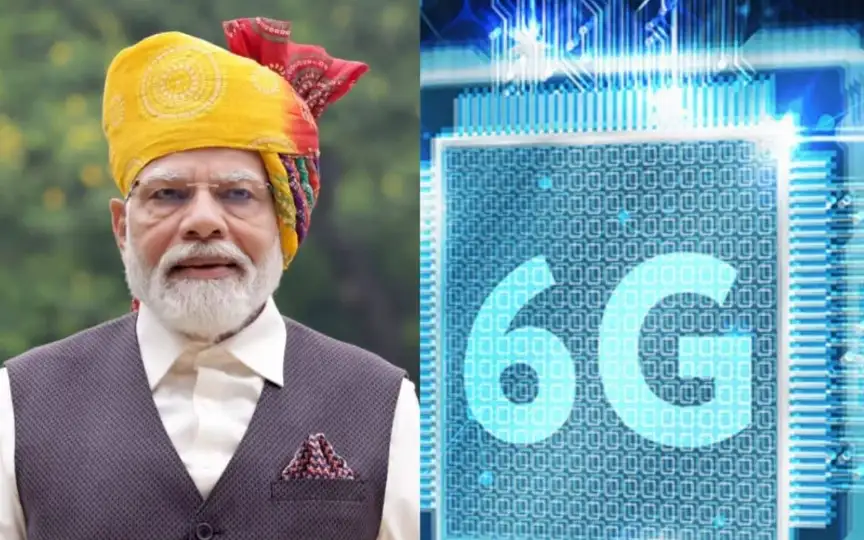 PM Modi said on India's 77th Independence Day that the nation is actively working on 6G and highlighted the fast 5G rollout.