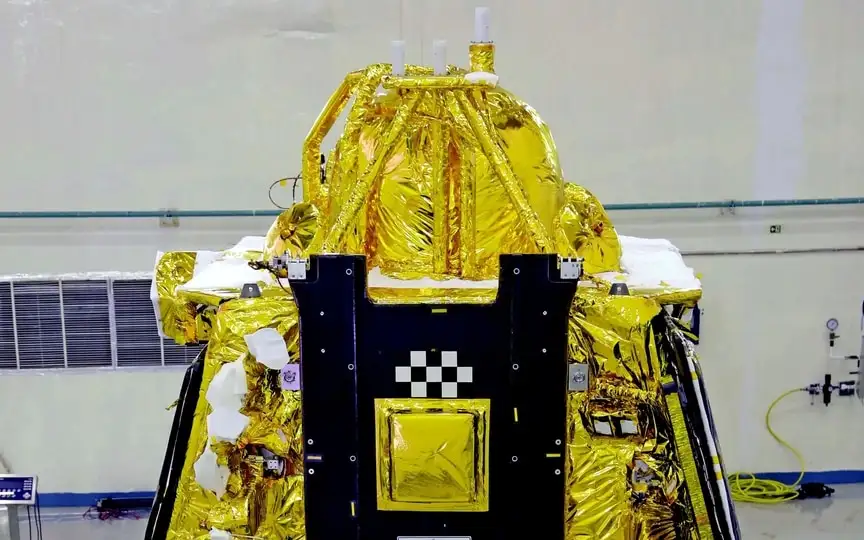 Chandrayaan-3's Vikram lander undergoes intricate automated phases for a lunar touchdown near the South Pole, showcasing India's advancements in space exploration. (AP)