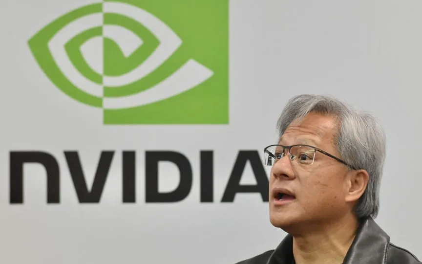 In an interview Wednesday, Nvidia CEO Jensen Huang stressed that the company was doing everything it can to stay on top of surging demand. (AFP)