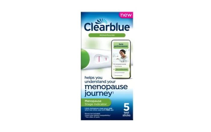 Results can be managed and stored on the free app "Clearblue me."