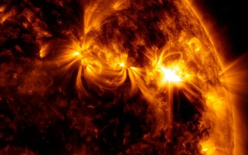 The solar flare occurred just after two days of weaker X flare which occurred on August 5. (NASA)