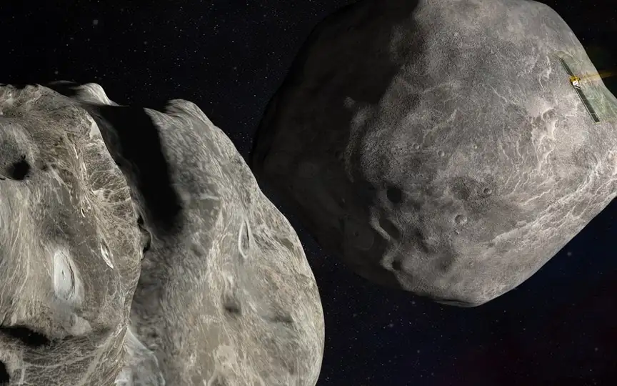 Asteroid Dimorphos' mysterious behavior after NASA collision puzzles scientists. (AP)