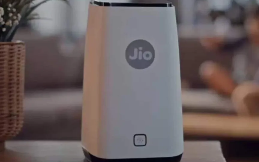 Jio AirFiber offers high-speed broadband service, entertainment and smart home solutions through high-speed router and smart 4K set-top-box.