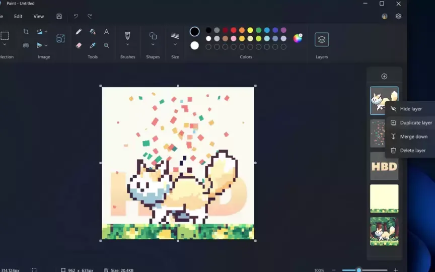 Know Microsoft Paint app is getting a massive upgrade! It will get Photoshop-like features. Check them out now. (Microsoft)