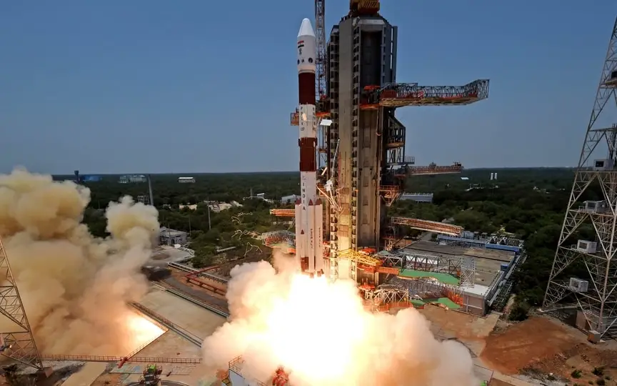 Aditya-L1 lifted off successfully from Launch Pad 2 of the Satish Dhawan Space Centre on September 2. (AP)