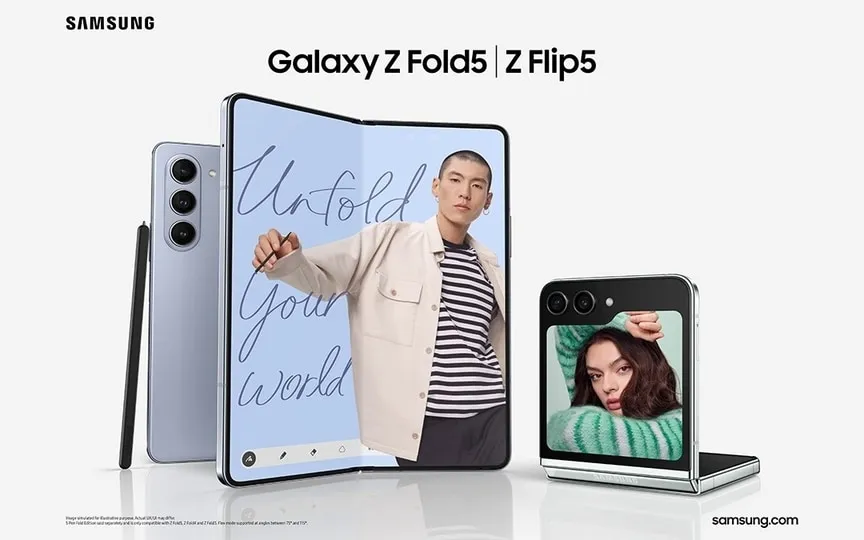 The new Galaxy Z Fold5 is the thinnest, lightest Fold yet, making it easy to take along anywhere