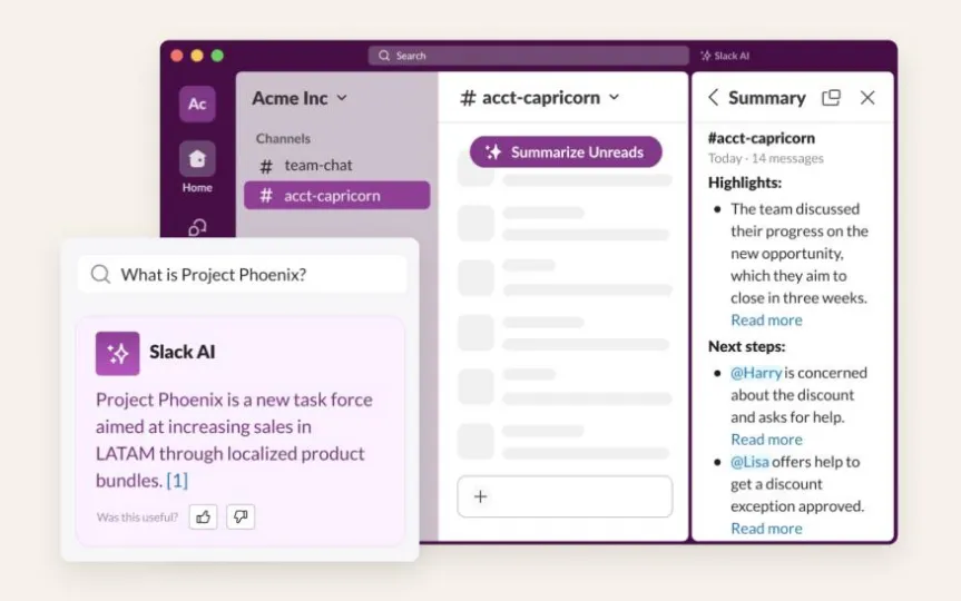 Salesforce will pilot the generative AI capabilities it developed for Slack later this year.