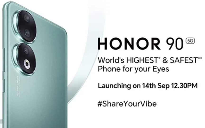 Honor 90 5G is set to debut in India on September 14, with the launch event scheduled to start at 12:30 p.m. IST.