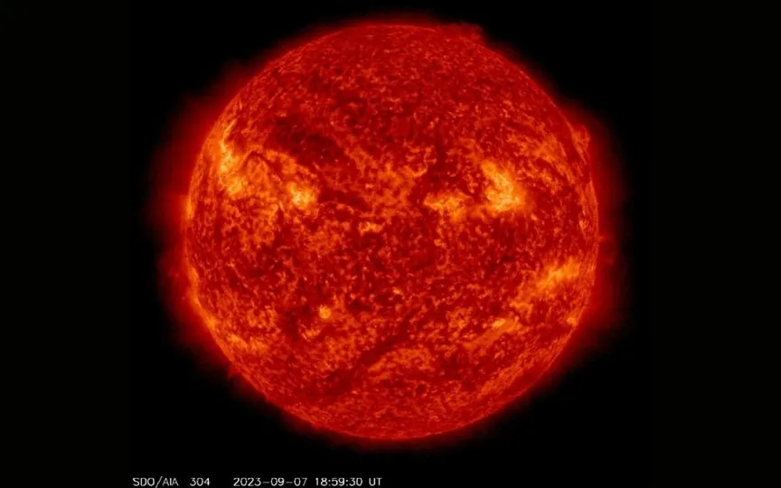 M2 solar flare hurled out by a sunspot explosion could hit Earth soon, according to NASA’s SDO. (NASA Solar Dynamics Observatory)