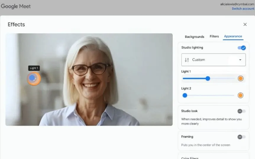 Google Meet rolled out three cool features for better virtual meetings: new video effects, studio lighting, and improved audio quality. (Google)