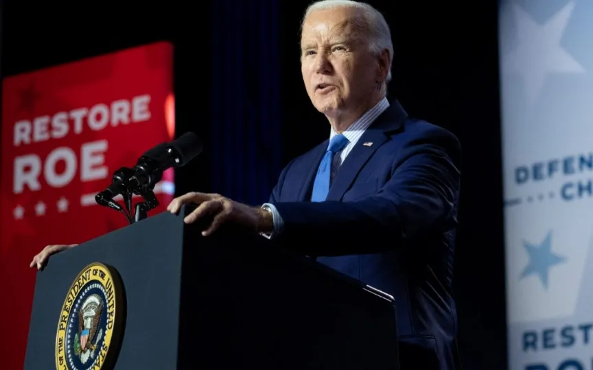 A video of Biden voting with his adult granddaughter, manipulated to falsely appear that he inappropriately touched her chest, went viral last year